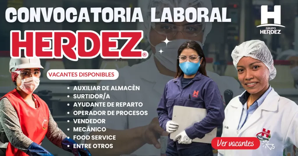 OPORTUNIDAD LABORAL - GRUPO HERDEZ